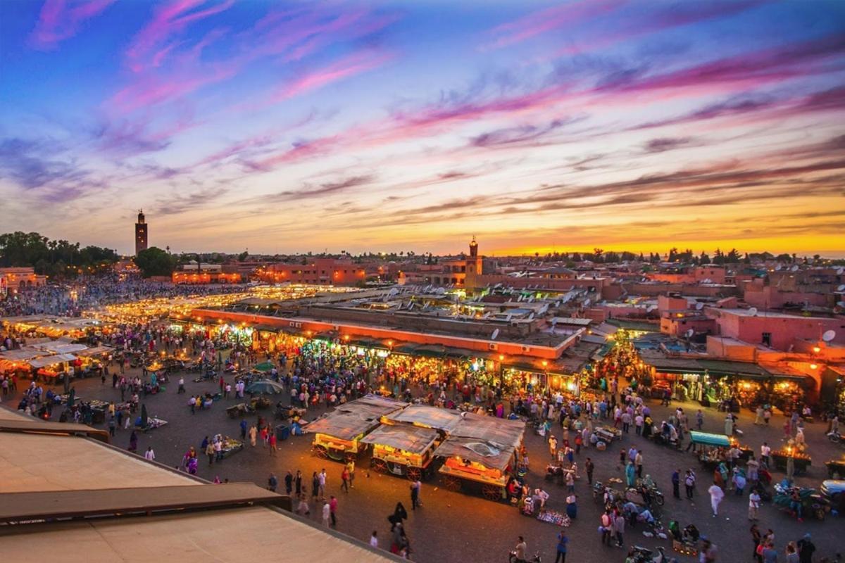 マラケシュRoyal Deluxe Diamond - Marrakech, Luxe Pool Viewアパートメント エクステリア 写真